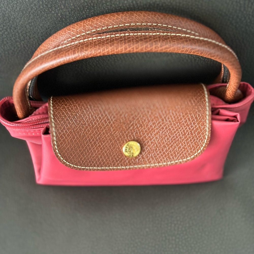 Longchamp small pink bag